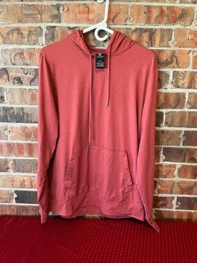 Kyodan Men’s lightweight pullover Rust activewear hoodie Size:M
